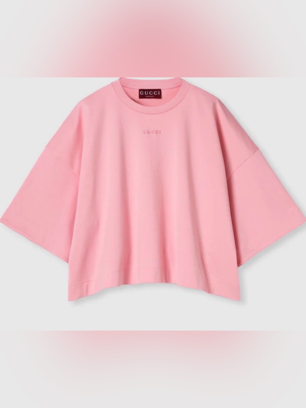 Gucci Cotton Jersey Maxi T-Shirt with Embroidery NWT